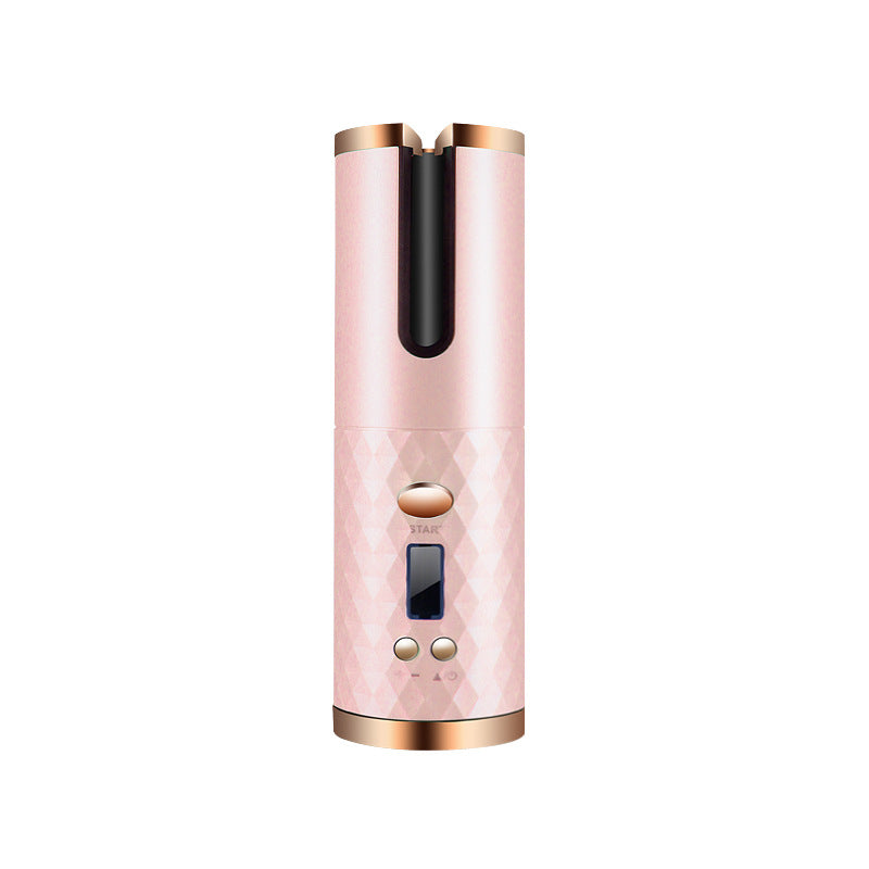 Rechargeable Automatic Hair Curler Portable Hair Curling Iron Beauty dealsniper-net Pink USB