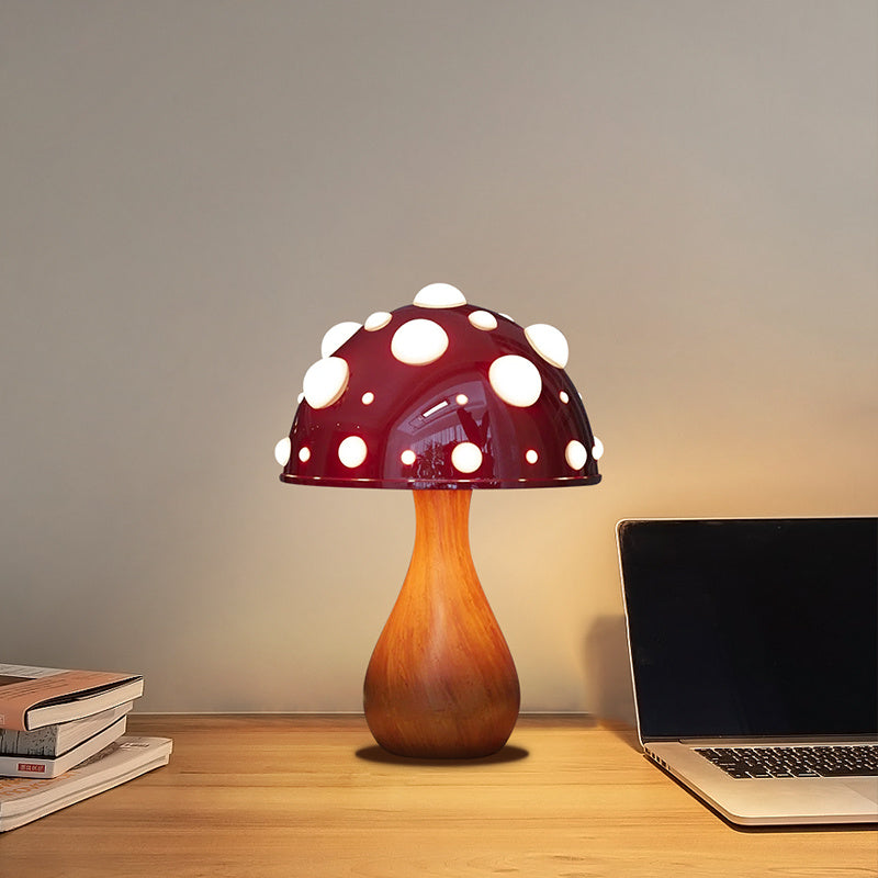 Mushroom Decorative Table Lamp Bedroom Dimming Home Decor dealsniper-net