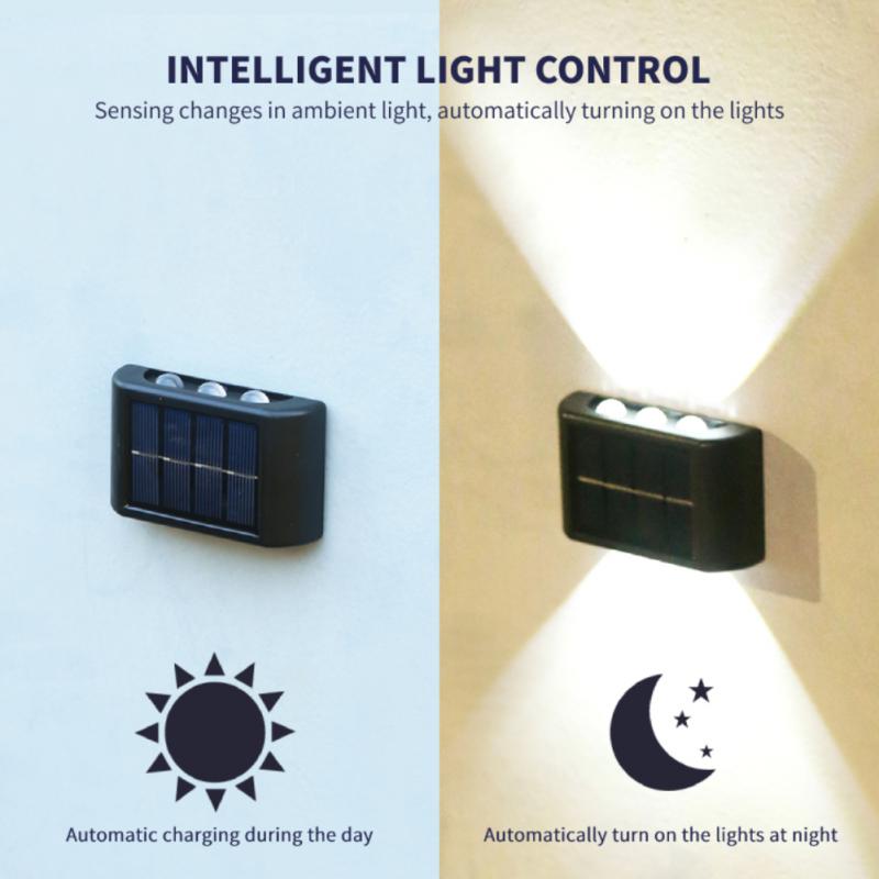 Solar Outdoor Garden Light Up And Down Glowing Atmosphere Garden dealsniper-net