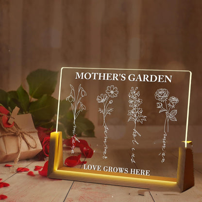Small Night Lamp Mother's Day Photo Printing Decoration Home Decor DealSniper.net A10 Colorful Light USB