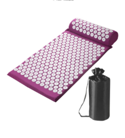 Fitness Yoga Acupuncture Mat Acupuncture Pillow Storage Bag Sports Gym From House Purple 3PCS