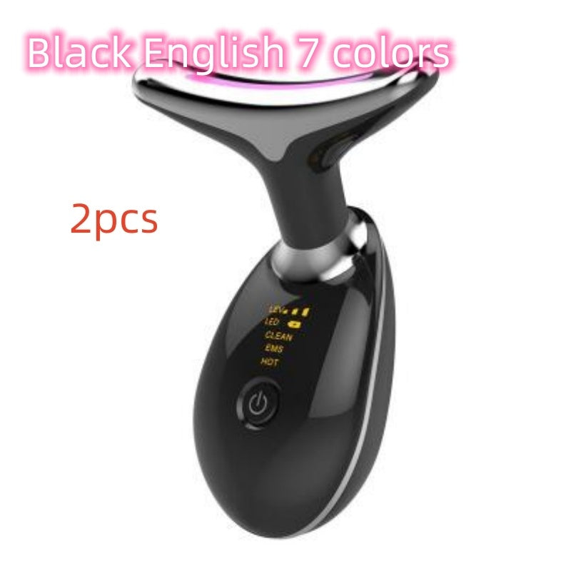 Beauty Neck Fade Care Massage Instrument Beauty DealSniper.net Black English2pcs