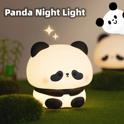 Panda LED Night Light Cute Silicone Night Light