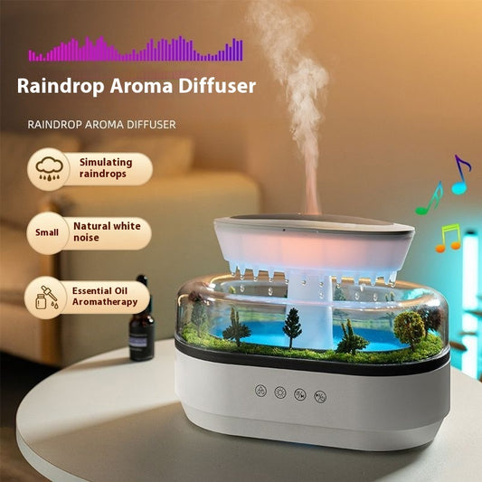 Micro Landscape Aroma Diffuser Household Bedroom Raindrop Humidifier House DealSniper.net