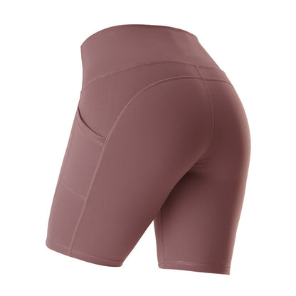 High Waist Fitness Gym Workout Leggings With Pockets Women Gym From House Bean paste L