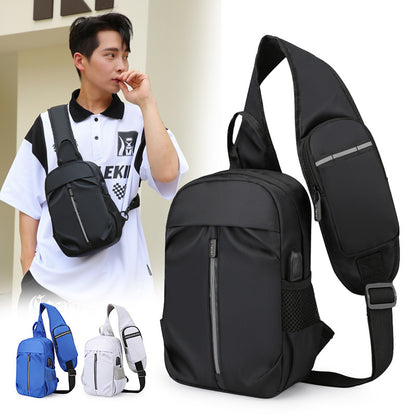 Men Chest Bag With Phone Wallet Design Crossbody Shouder Bags Sports Men dealsniper-net