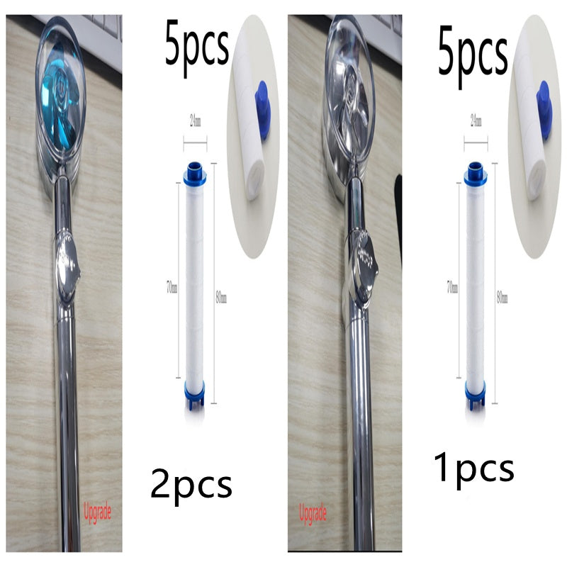 New Turbo Propeller Shower Head Water Saving High Pressure Flow