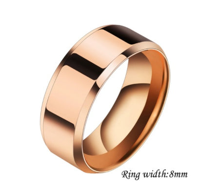 Niche Rings For Men And Women Stainless Steel Beauty Gym From House