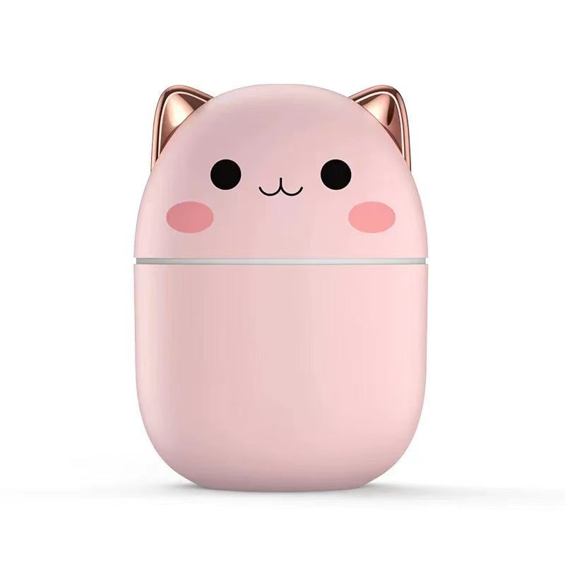 Mini Humidifier New Cute Pet Desktop Office Home Decor Gym From House A301 Cherry Blossom Powder Without filter element