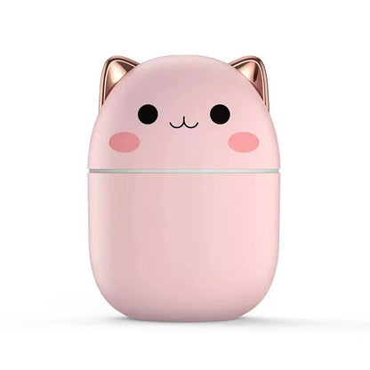 Mini Humidifier New Cute Pet Desktop Office Home Decor Gym From House A301 Cherry Blossom Powder Without filter element