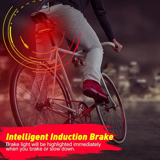 Bicycle Brake Tail Light Siren Mountain Bike Steering Vehicle Gym From House