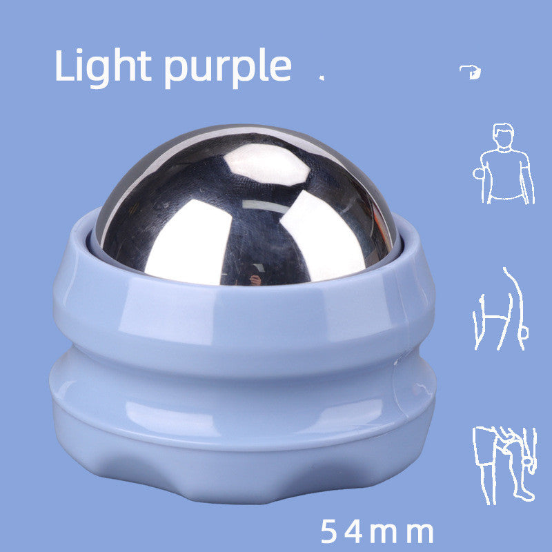 Stainless Steel Ice Applied Cold And Hot Ball Massager Health dealsniper-net 54mm ball light purple base
