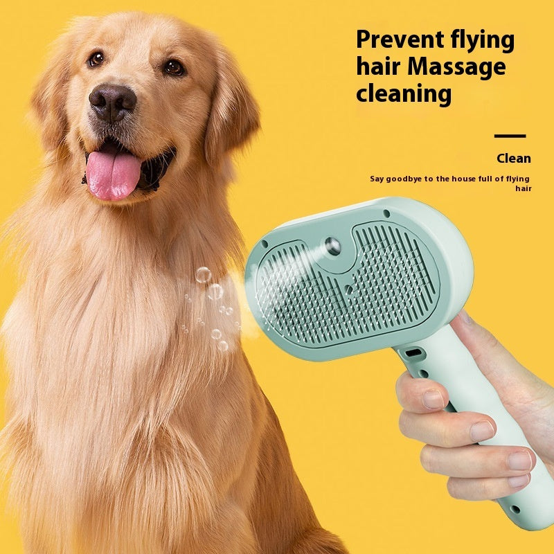 Pets Spray Hair Comb Pet Hair Remover Cleaning Brush Pets Gym From House