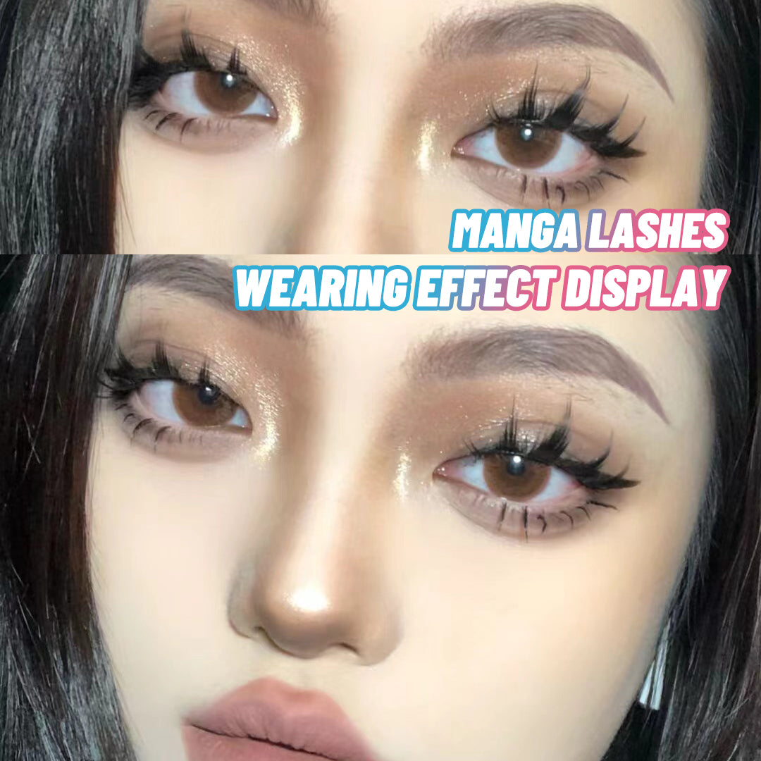 5 Pairs Manga Lashes New Arrival Anime Cosplay Natural Wispy