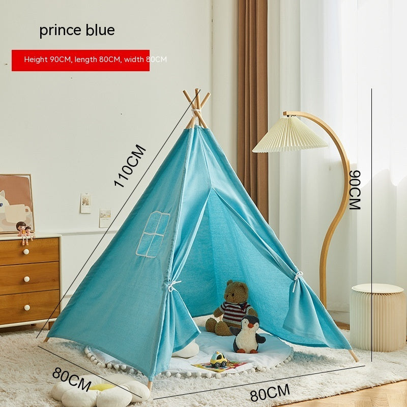 Children's Indoor Tent Princess Castle Play House Toys Pets DealSniper.net 110cm Blue Normal