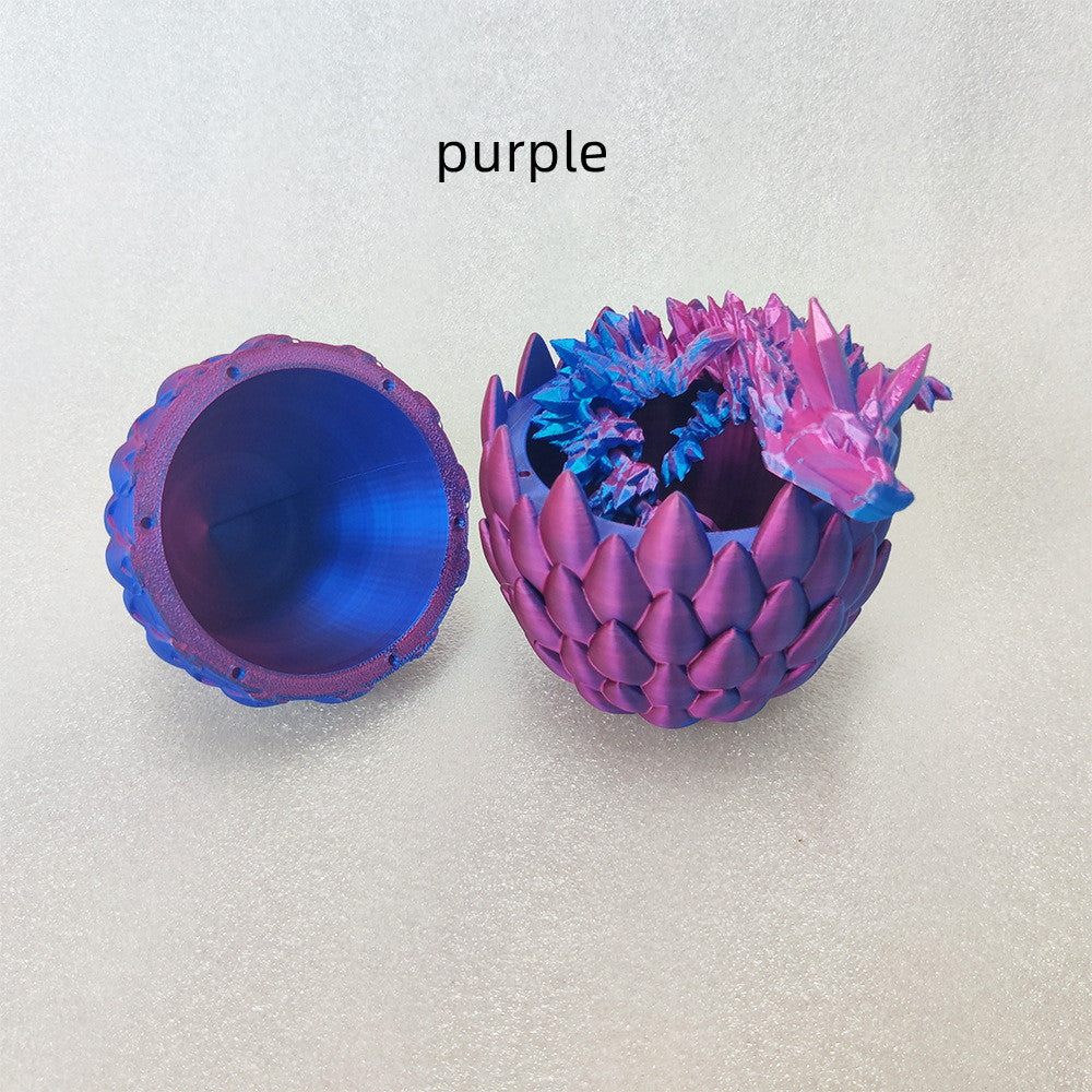 3D Printing Movable Joint Creative Ornaments Kids dealsniper-net Purple