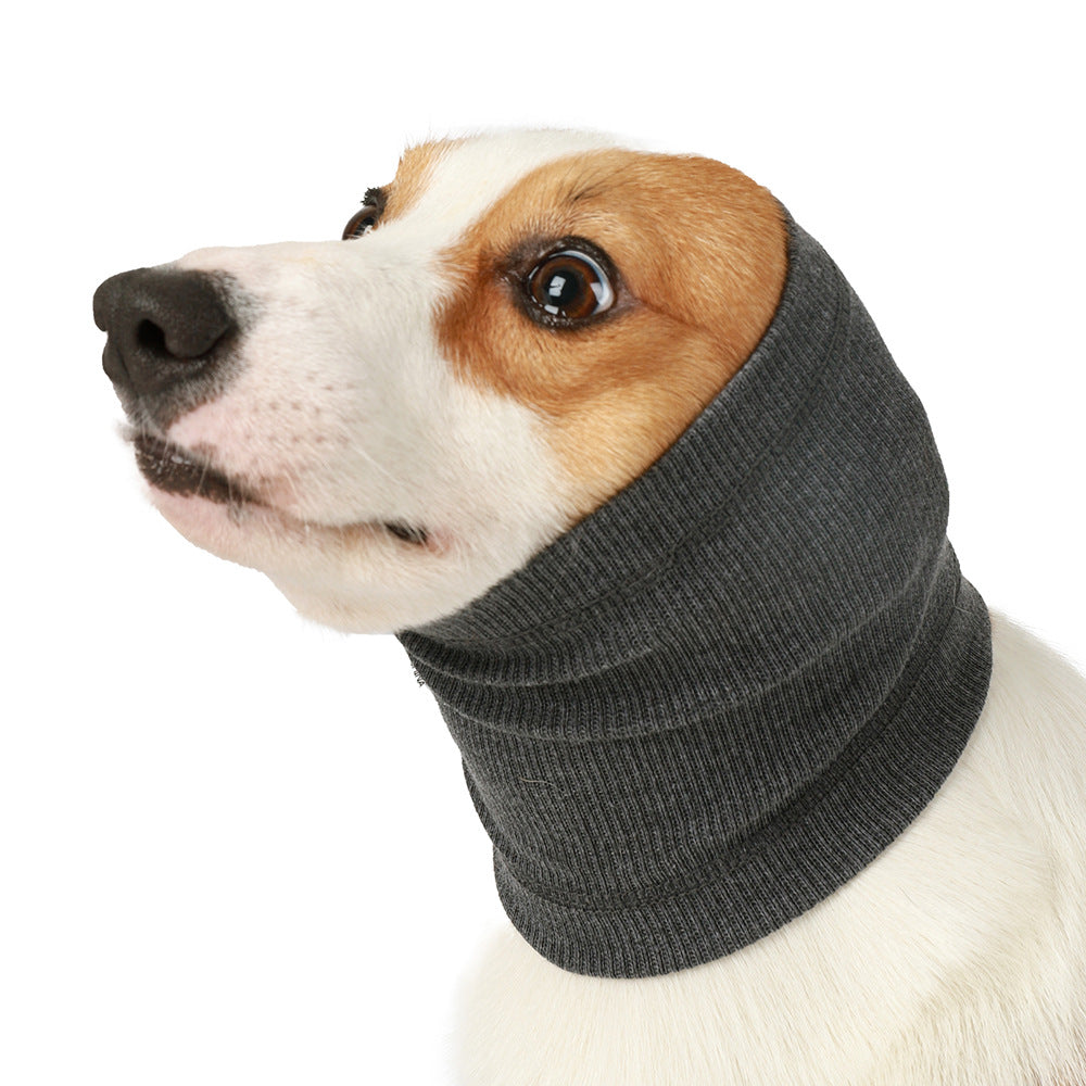 Pet Dog Comforter Headband Scarf Pets Gym From House Gray L