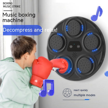 Children's Music Boxing Machine Blue Light Hitting Kids Gym From House