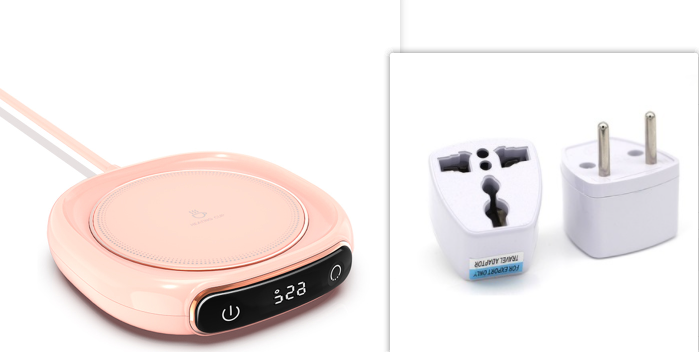 Coffee Mug Warmer Warm Coaster Smart Heating Cup Kitchen DealSniper.net M316 Pink EU