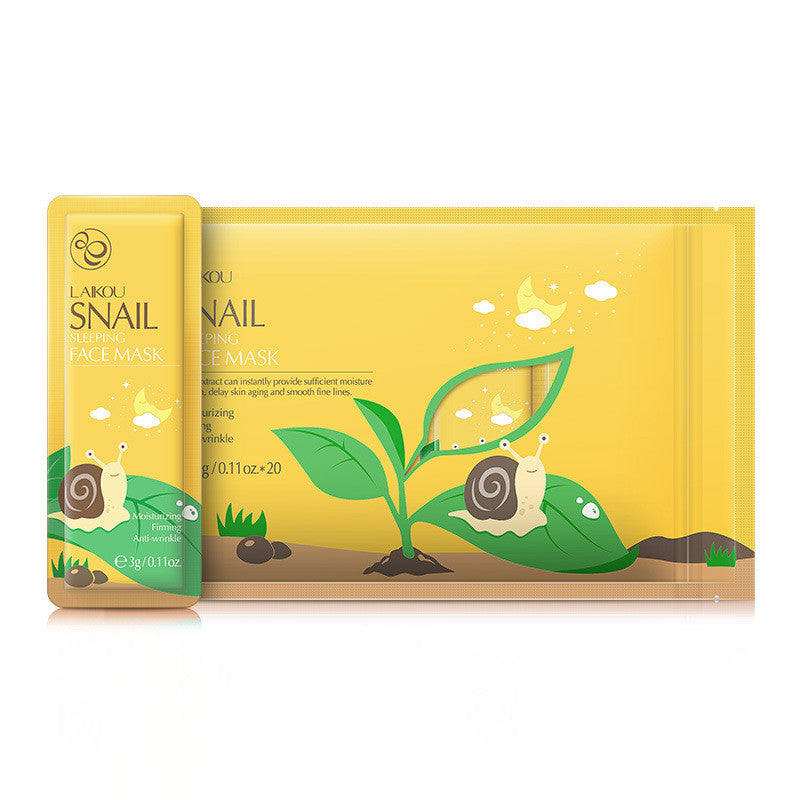 LAIKOU Sakura Sleeping Mask Beauty DealSniper.net Snails