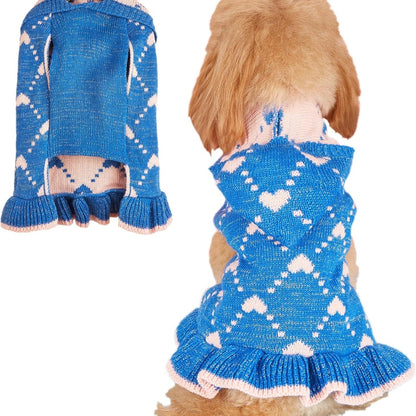 Small Dog Sweater Hoodies Dress Pets dealsniper-net