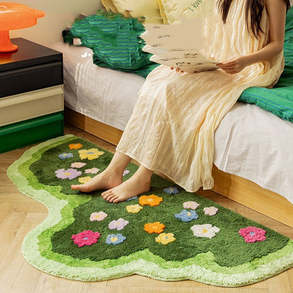 Living Room Carpet Plants Flower Bedroom Rug Soft Hallway House dealsniper-net