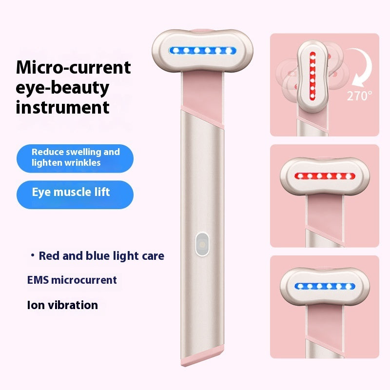 4 Colors Electric Eye Massager Red Blue Light Massage Eye Beauty dealsniper-net