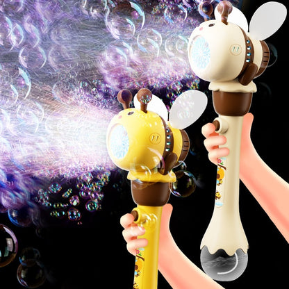 Electric Bee Bubble Machine Toys Automatic Lighting Children's Toys Kids DealSniper.net