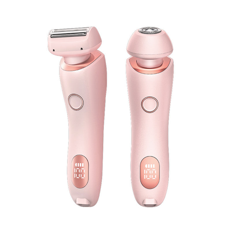 2 In 1 Hair Removal Epilator USB Rechargeable Trimmer Beauty dealsniper-net Pink USB