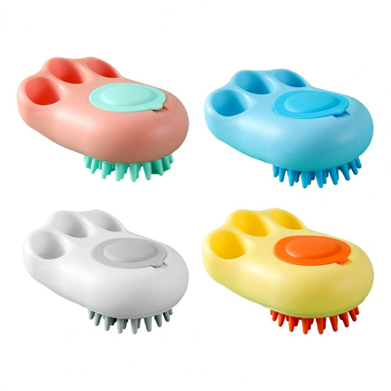 Durable Cat Paw Bath Brush Fine Foaming Labor-saving Pets dealsniper-net