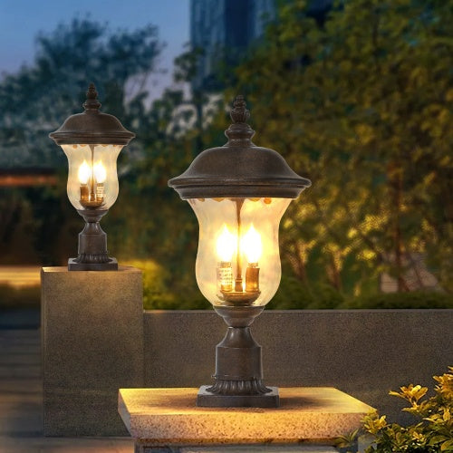 Vintage Outdoor Light Pole Lights Waterproof Garden Patio Lights