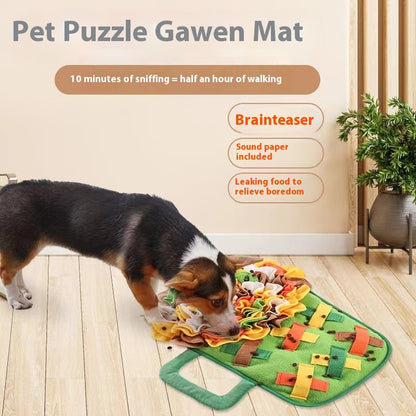 Pet Dog Sniffing Pad Relieving Stuffy And Hiding Training Toys Pets Gym From House