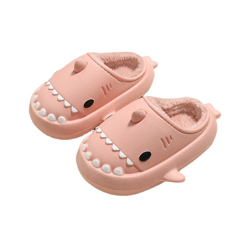 Shark Shoes For Child Cute Waterproof Warm Slippers Kids dealsniper-net