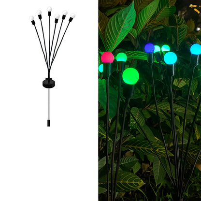 Simulation Firefly Solar Light Outdoor Garden Decoration Lawn Garden dealsniper-net 6solar IPL 1PCS