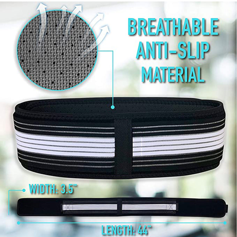 Pelvic Correction Band For Pregnant Women Sports dealsniper-net Black And White 110cm Average Size