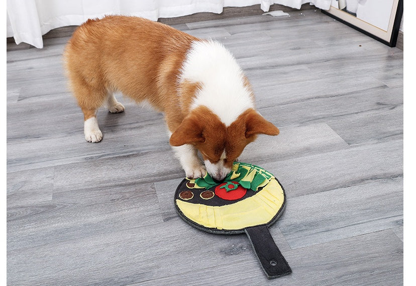 Wok Dish Puzzle Tibetan Food Dog Toy Tibetan Food Mat Pets Gym From House