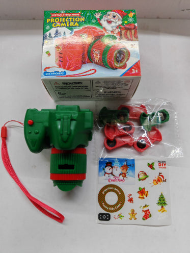 New Year Gift Christmas Gift Multifunctional Projector Kids dealsniper-net Christmas Camera 6 Film Green