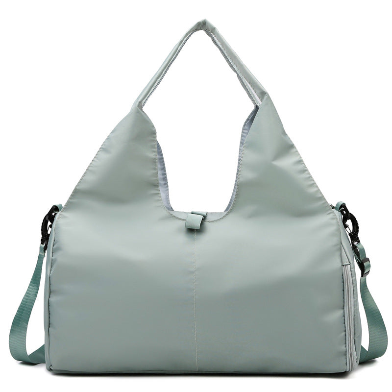 Yoga Lady Sports Gym Bag Dry Wet Separation Women Gym From House Fruit Green