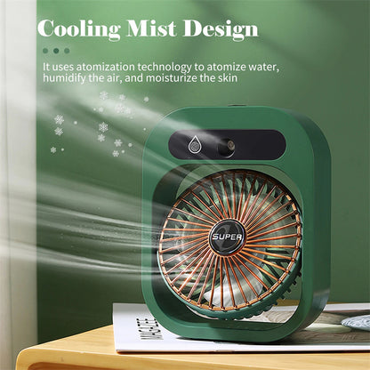 Air Conditioning Fan Desk Misting Fan Air Cooler Cooling Gadgets dealsniper-net