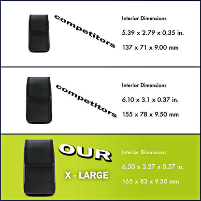 UNIVERSAL Vertical Cell Phone Holster Pouch Belt Case Cover Sleeve Carrying Case Phones DealSniper.net