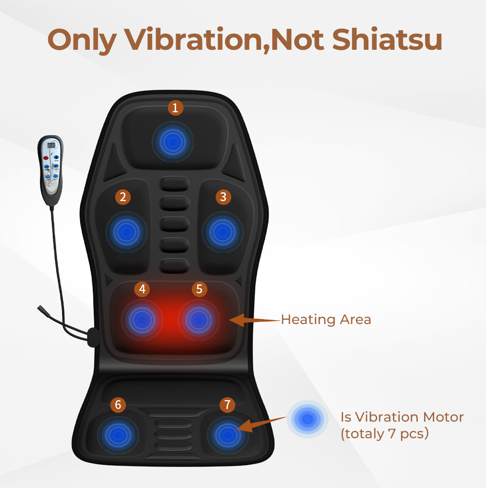 Massage Chair Pad,Back Massage With Heat,Massage Pad Health Gym From House