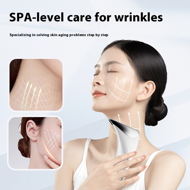 EMS Three-color Color Light Neck Beauty Massage Beauty dealsniper-net
