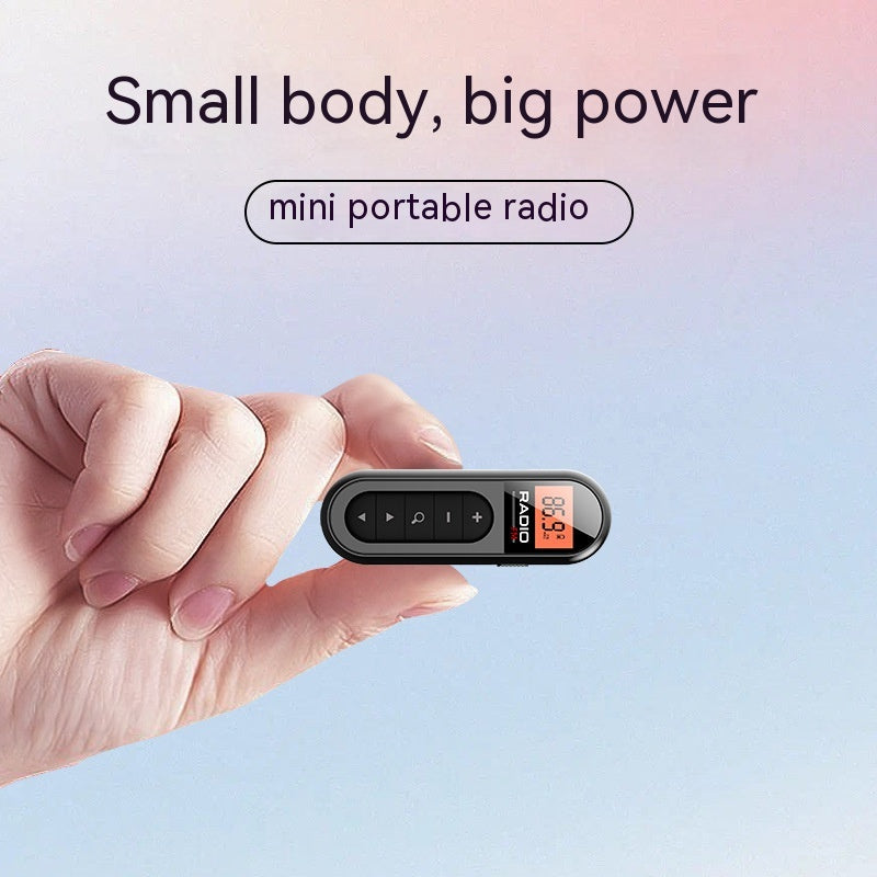 Radio Mini Rechargeable With Clip Gadgets dealsniper-net