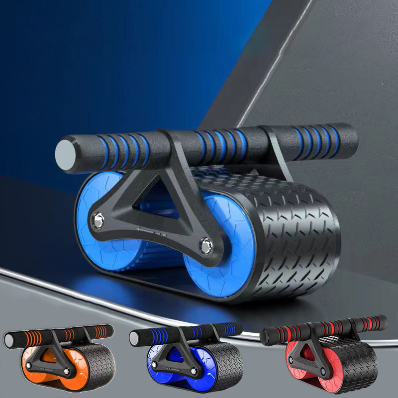 Double Wheel Abdominal Exerciser Women Men Automatic Rebound Sports DealSniper.net