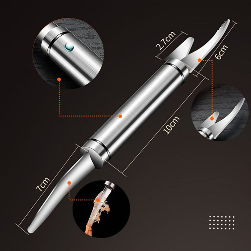Multifunctional Stainless Steel Shrimp Remover Shrimp Line Fish Kitchen Gym From House
