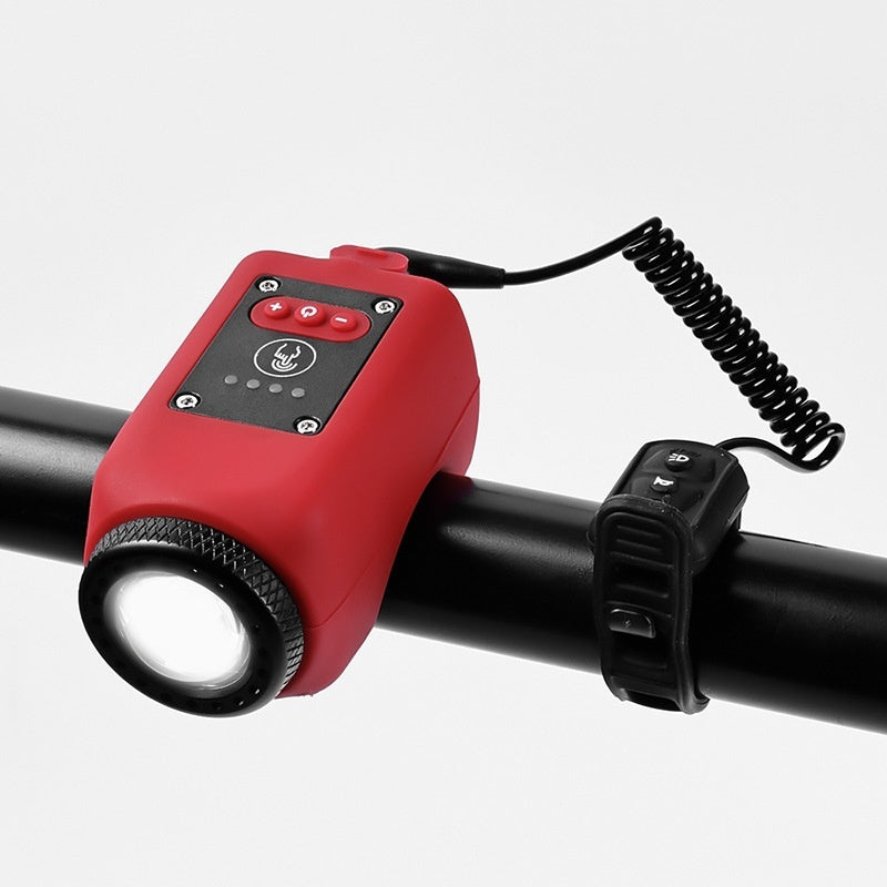 High Decibel Horn Light Outdoor Cycling Waterproof USB Charging Vehicle Gym From House Red