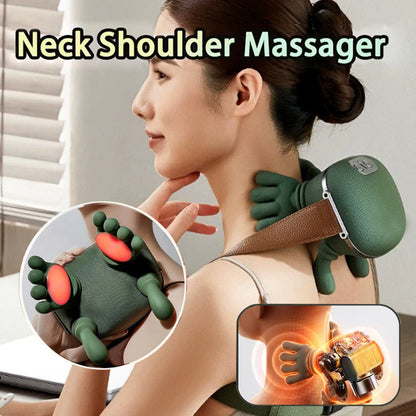 Electric Neck And Shoulder Muscle Massager Relax Pain Relief Health Gym From House