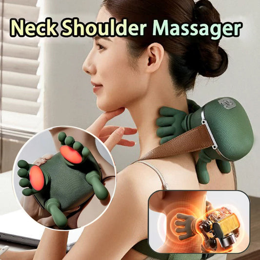 Electric Neck And Shoulder Muscle Massager Relax Pain Relief Health Gym From House