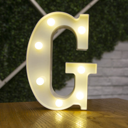 26 Letters White LED Night Light Marquee Sign Alphabet Lamp Home dealsniper-net G