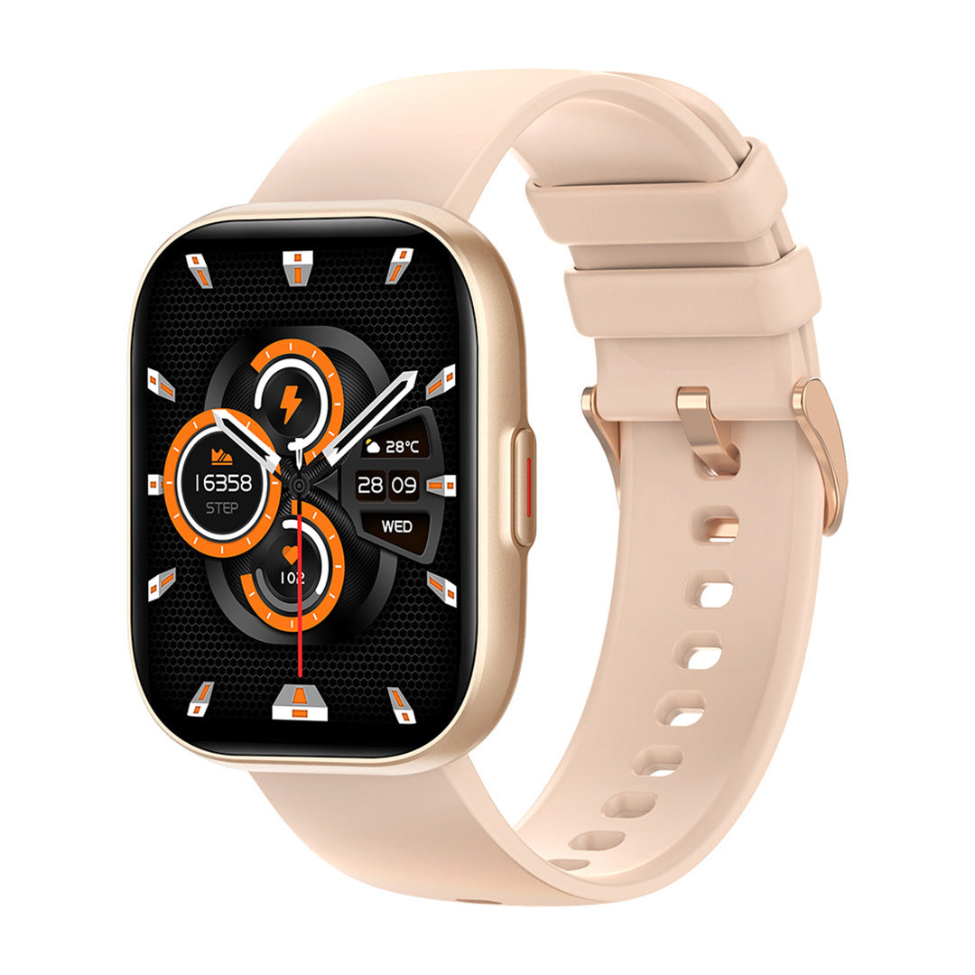 High-end Heart Rate Meter Step Plastic Call Smart Watch Jewelry dealsniper-net Gold